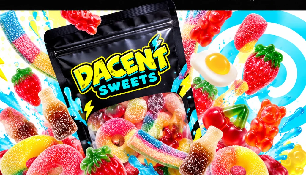 Colourful Da Cent Sweets pick and mix candy